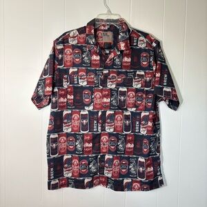 5.11 Tactical Shirt Mens Large Beer Can Button Up Short Sleeve Hazy IPA Party